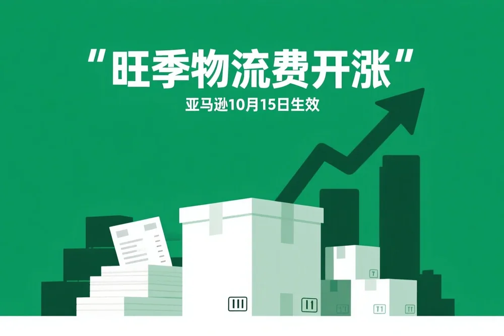 亚马逊旺季物流费10·15开涨：一单多掏多少钱？3笔账今天算清
