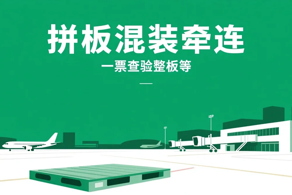 空运拼板混装牵连：一票被查验，为什么整板都得等？