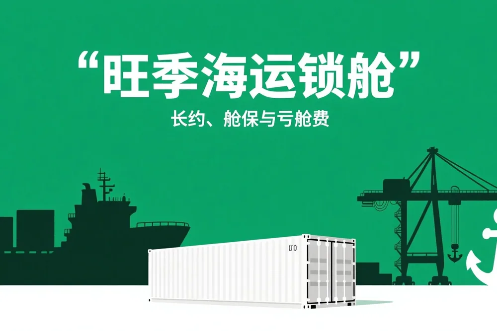 旺季海运锁舱怎么谈：长约、舱位保证与亏舱费，一张表看懂