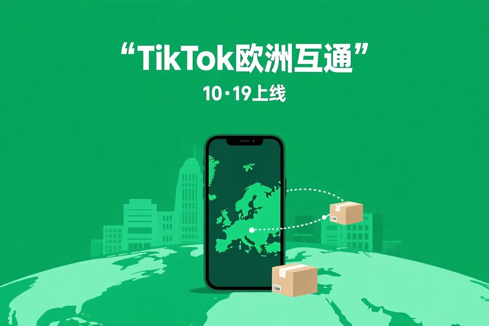 TikTok Shop欧洲互通10·19上线：英国库存卖12国，3件事先备好