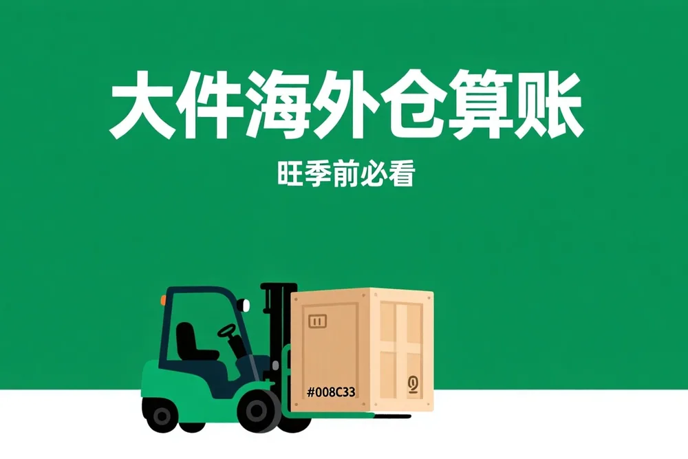 大件货卖家注意：海外仓一件代发这笔账，旺季前必须算